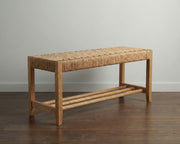 Cordeaux Bench - Entryway Storage & Danish Cord