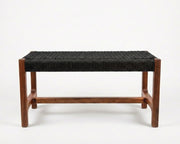 Silvertop Bench – Handwoven Danish Cord & Solid Timber