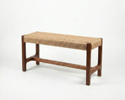 Silvertop Bench – Handwoven Danish Cord & Solid Timber